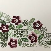 My project in Sketchbooking with Handmade Stamps course. Traditional illustration, Pattern Design, Printing, and Sketchbook project by Veronique Sterckendries - 10.06.2021