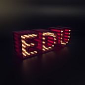 Meu projeto do curso: Lettering 3D: modelagem e texturização com o Cinema 4D. Un progetto di Motion graphics, 3D, Postproduzione fotografica, Modellazione 3D e Lettering 3D di edualveseditor - 20.09.2021
