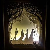 Progetto Laurea - Le Fiabe di Beda il Bardo (Harry Potter). Set Design project by Agnese Perreon - 10.06.2021