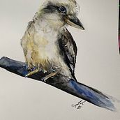 My project in Artistic Watercolor Techniques for Illustrating Birds course. Traditional illustration, Watercolor Painting, Realistic Drawing, and Naturalistic Illustration project by Jill Robinson - 10.06.2021