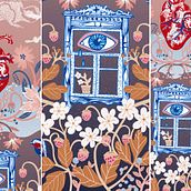 The heart of the Homeland. Traditional illustration, Pattern Design, Vector Illustration, and Printing project by volgailyina - 10.07.2021