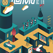 Revista Nervio «Queremos que pierdas el norte, para que encuentres nuestro sur». Een project van Redactioneel ontwerp, Grafisch ontwerp, Informatieontwerp y Digitaal ontwerp van Revista Nervio - 01.02.2021
