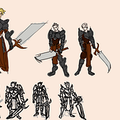Meu projeto do curso: Desenho de personagens para concept art. Traditional illustration, Character Design, Digital Illustration, Video Games, Concept Art, and Game Design project by Carleões Gomes - 10.07.2021