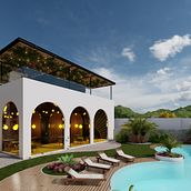 Restaurante Aruma Inn, Morelos. Design project by Pptoño Rodríguez - 09.07.2021