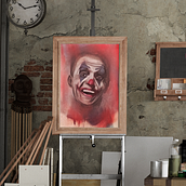 My project in Experimental Portraiture: Fusing Oil, Acrylic, and Spray Paint course. Fine Arts, Painting, Acr, lic Painting, and Oil Painting project by Karathanasis Vagelis - 10.08.2021