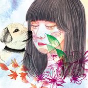 My project in Illustrated Portrait in Watercolor course. Traditional illustration, Fine Arts, Painting, Drawing, Watercolor Painting, Portrait Drawing, and Artistic Drawing project by Joanna - 10.08.2021