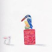 Treasure chest. Traditional illustration project by Murielle Poudoulec - 10.08.2021