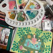 My project in Exploratory Sketchbook: Find Your Drawing Style course . % caroline_turner22 tarafından hazırlanan Geleneksel illüstras, on, Eskiz çizimi, Yaratıcılık, Çizim, Sulubo, a Resim, Eskiz defteri, Guaj Bo, Ve ama projesi - 10.08.2021