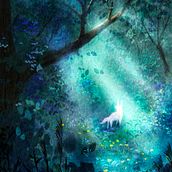 The white foxx. Traditional illustration project by Strijbol Lander - 10.05.2021