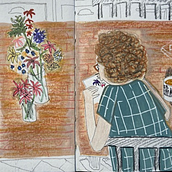 My project in Exploratory Sketchbook: Find Your Drawing Style course. Traditional illustration, Sketching, Creativit, Drawing, Watercolor Painting, Sketchbook, and Gouache Painting project by Claire B - 10.08.2021