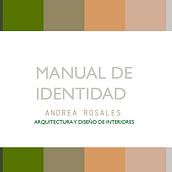 Mi Proyecto del curso: Desarrollo de un manual de identidad corporativa. Un projet de Design , Br, ing et identité, Gestion de la conception, Marketing, Architecture d'intérieur, Design d'intérieur , et Architecture de Andrea Rosales - 14.09.2021
