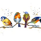 My project in Artistic Watercolor Techniques for Illustrating Birds course. Un progetto di Illustrazione tradizionale, Pittura ad acquerello, Disegno realistico e Illustrazione naturalistica di S Shing Lim - 09.10.2021