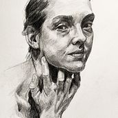 My project in Artistic Portrait Drawing: Capture Authentic Expressions course. Traditional illustration, Fine Arts, Sketching, Pencil Drawing, Drawing, Portrait Drawing, Realistic Drawing, Artistic Drawing, and Figure Drawing project by ruthp - 10.09.2021