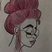 Il mio progetto del corso: Creazione di personaggi femminili in stile cartoon con Procreate. Projekt z dziedziny Trad, c, jna ilustracja, Ilustracja c, frowa, R, sunek c i frow użytkownika elenaquarin - 09.10.2021