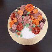 Mi Proyecto del curso: Flores de crema de mantequilla para cake design. Projekt z dziedziny Design i DIY użytkownika Luz Mariana Sánchez Santiago - 09.10.2021