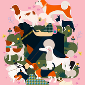 My project in Stylized Vector Illustration with Color and Character course. Traditional illustration, Graphic Design, Vector Illustration, and Digital Illustration project by Marija Ristevska - 10.09.2021