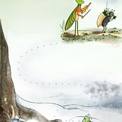Mon projet du cours : Illustration pour enfants à l’aquarelle. Traditional illustration, Fine Arts, Painting, Drawing, Watercolor Painting, and Children's Illustration project by Annie Poitras - 10.13.2021