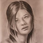 My project in Realistic Portrait with Graphite Pencil course. Traditional illustration, Fine Arts, Sketching, Pencil Drawing, Drawing, Portrait Drawing, Realistic Drawing, Artistic Drawing, and Figure Drawing project by Robin Ferguson - 09.28.2021