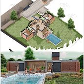 Mi Proyecto del curso: Ilustración digital de proyectos arquitectónicos. Un progetto di Architettura, Paesaggismo, Illustrazione digitale, Architettura digitale e Illustrazione architettonica di Harold Walter Landeo Huamán - 09.10.2021