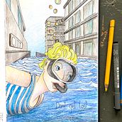 Mein Kursprojekt: Künstlerische Illustration: Zeichne aus der Imagination. Traditional illustration, Painting, Creativit, Pencil Drawing, and Drawing project by GPE Gartmaier - 10.10.2021