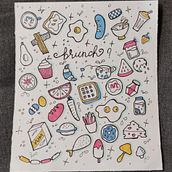Il mio progetto del corso: Doodling creativo e hand lettering per principianti. Drawing, H, and Lettering project by aguzzi.alessandra - 10.10.2021