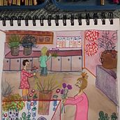 Mein Kursprojekt: Das Skizzenbuch als Erkundungsreise: Finde deinen Zeichenstil. Traditional illustration, Sketching, Creativit, Drawing, Watercolor Painting, Sketchbook, and Gouache Painting project by Martina Bold - 10.10.2021