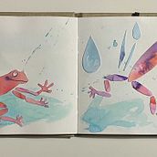 Mon projet du cours : Croquis créatifs à l'aquarelle pour débutants. Ilustração tradicional, Esboçado, Criatividade, Desenho, Pintura em aquarela, e Sketchbook projeto de mariannedelatour - 10.10.2021
