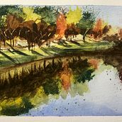 My project in Natural Landscapes in Watercolor course . % megan1410 tarafından hazırlanan Güzel sanatlar, Tablo, Sulubo, Ve a Resim projesi - 10.07.2021