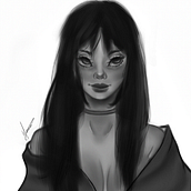Ilustração de personagem feminina. Traditional illustration, and Design project by Mariana Senciani - 10.10.2021