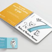 Children´s Book "the 7 rules of modern manners" Ein Projekt aus dem Bereich Traditionelle Illustration, Design von Figuren, Digitale Zeichnung und Kinderillustration von flappflapps - 15.08.2020