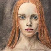 My project in Realistic Chalk Pastel Portraits course. Traditional illustration, Fine Arts, Drawing, Portrait Drawing, and Realistic Drawing project by Robert Taul - 10.10.2021