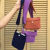 Bolsa de crochê essencial. Un proyecto de Crochet de Kylie Oliveira - 11.10.2021