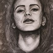 My project in Artistic Charcoal Portraiture: Creating Atmosphere course. Traditional illustration, Fine Arts, Drawing, Portrait Drawing, Realistic Drawing, and Artistic Drawing project by tdhuynh65 - 10.12.2021