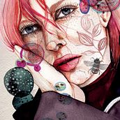 My project in Illustrated Portrait in Watercolor course. Un proyecto de Ilustración tradicional, Bellas Artes, Pintura, Dibujo, Pintura a la acuarela, Dibujo de Retrato y Dibujo artístico de Thais Mota Eriksson - 12.10.2021