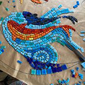 My project in Introduction to Mosaic Artwork course. Arts, Crafts, Furniture Design, Making, Decoration, Ceramics, and DIY project by jane_bonney - 10.12.2021