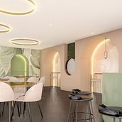 Mi Proyecto del curso: Diseño de interiores para restaurantes. Un proyecto de Arquitectura interior, Diseño de interiores, Interiorismo y Retail Design de mariaelisapalaciosa - 12.10.2021