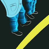 Pé no Bloco. Een project van Traditionele illustratie y Motion Graphics van Mapo Dessin - 12.10.2021