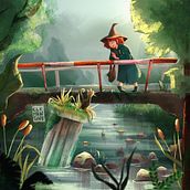 Clementine's project in Fantastical Illustrations with Procreate course. Un proyecto de Dibujo digital, Ilustración digital e Ilustración tradicional de clementinapetrova - 12.10.2021