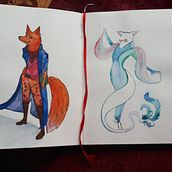 My project in Illustration Techniques to Unlock your Creativity course . Design, Ilustrație tradițională, Arte plastice, Pictura, Creativitate, Crearea cu copiii și Caiet de schițe de Sophie Leus - 10.13.2021