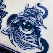 practicas. Tattoo Design, Traditional illustration, and Botanical Illustration project by Hell King - 10.13.2021