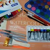 Meu projeto do curso: Retrato artístico em aquarela Ein Projekt aus dem Bereich Bildende Künste, Malerei, Aquarellmalerei und Porträtzeichnung von Teresinha Fitas - 29.12.2021