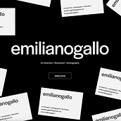 emilianogallostudio. Un projet de UX / UI, Design  , et Direction artistique de Emiliano Gallo - 14.10.2021