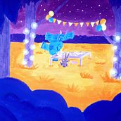 My project in Illustration Techniques with Watercolor and Gouache course. Traditional illustration, Fine Arts, Painting, Watercolor Painting, Children's Illustration, and Gouache Painting project by Mirjam - 10.14.2021