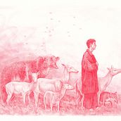 Terreno salvaje. Un projet de Illustration traditionnelle, Illustration éditoriale, Dessin au cra , et on de Marcos N Sayas - 14.10.2021