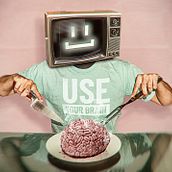 Te comen el cerebro... literal.. Traditional illustration, and Photomontage project by Christian Martinez - 10.14.2021