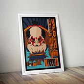 Mi Proyecto del curso: Ilustración digital japonesa estilo vintage. Traditional illustration, Poster Design, Digital Illustration, and Manga project by Fernando Uribe - 10.15.2021