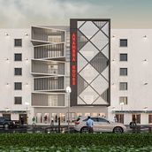Mixed-Use Commercial Development. Architecture project by Ruona Ebe - 04.02.2021