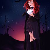 Mein Kursprojekt: Weibliches Charakterdesign im Cartoon-Stil mit Procreate. Projekt z dziedziny Trad, c, jna ilustracja, Ilustracja c, frowa, R, sunek c i frow użytkownika dominika.h2009 - 15.10.2021