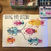 My project in Creative Watercolor Sketching for Beginners course. Traditional illustration, Sketching, Creativit, Drawing, Watercolor Painting, and Sketchbook project by Grey Valantynne - 10.15.2021