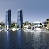Marina Punta Piedras --Uruguay . Architecture, Digital Architecture, ArchVIZ, and 3D Design project by Sebastián de Vilhena - 10.15.2021